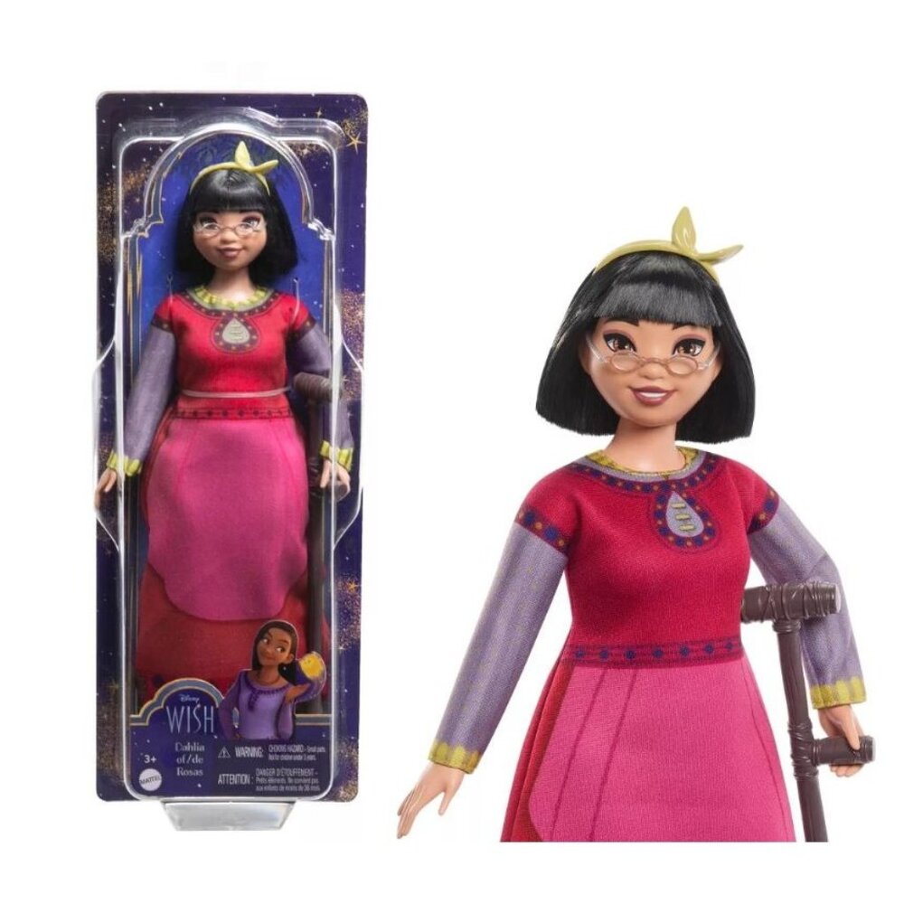 Disney Wish Dahlia of Rosas Doll and Accessories, Posable Fashion Doll